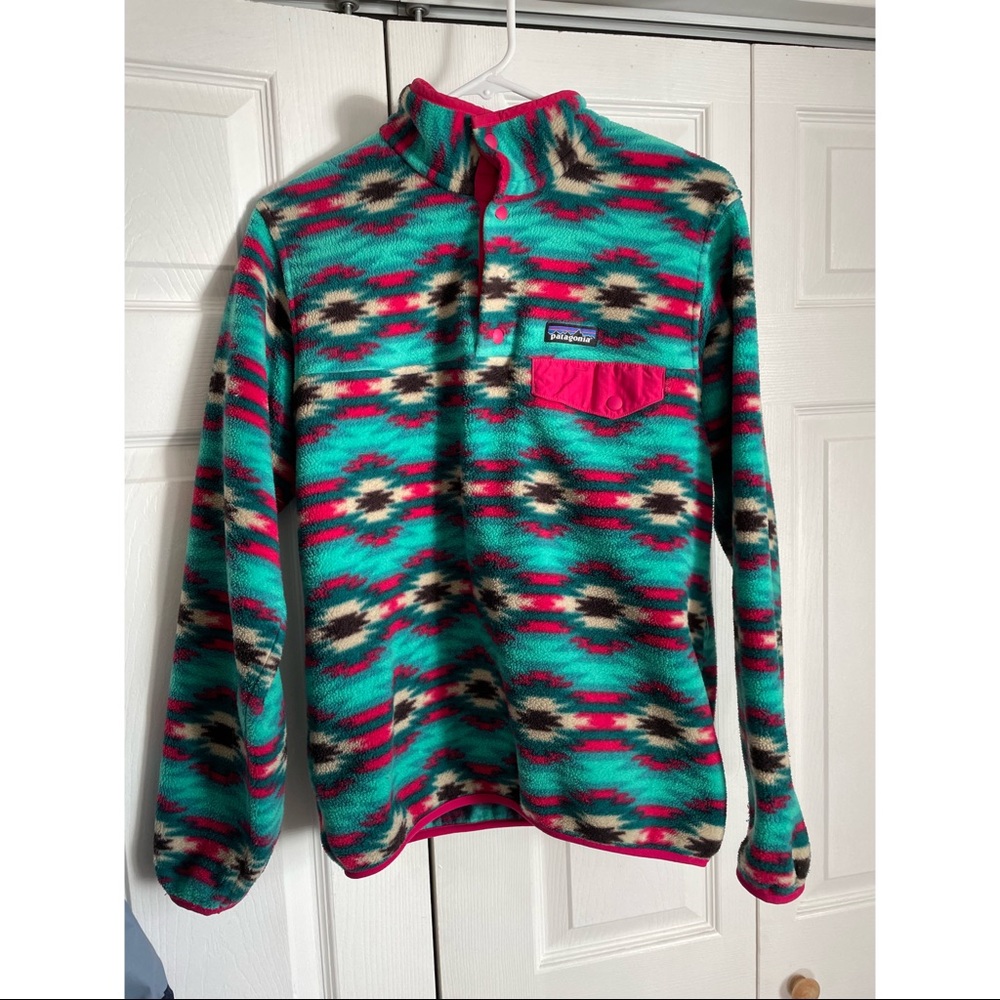 Patagonia Synchilla Fleece Pullover Aztec print